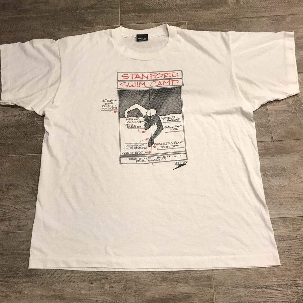 Stanford swim camp t shirt
